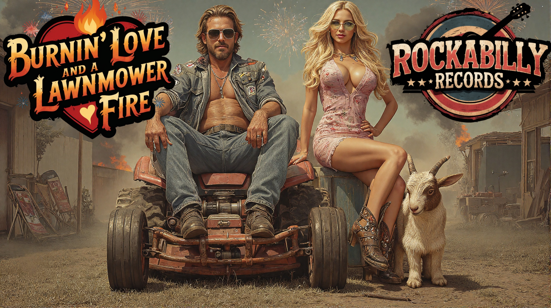 Burnin’ Love and a Lawnmower Fire – Digital Single